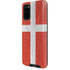 Denmark Flag Distressed Galaxy S20 Pro Case